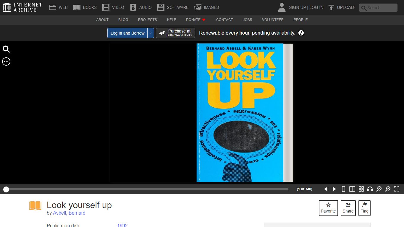 Look yourself up : Asbell, Bernard : Free Download, Borrow, and ...